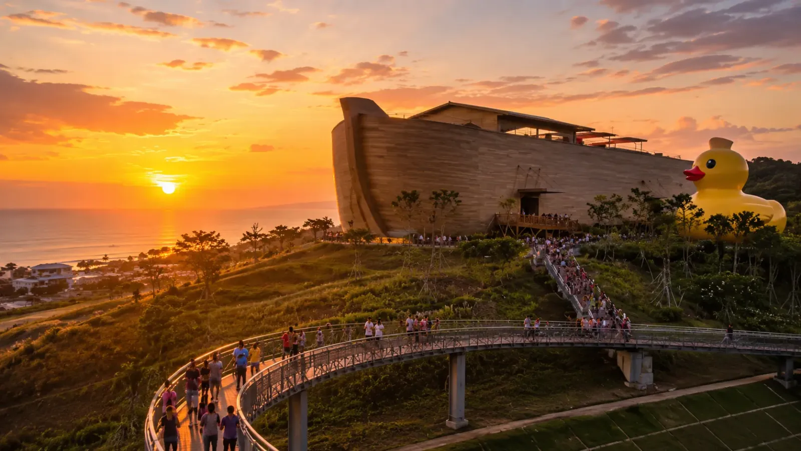 Hoàng hôn tại Wonder HIll NovaWorld Phan Thiết